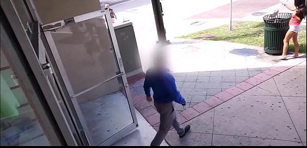  Big Ass Blonde Teen Employee Shoplifter Rough Fucked For Stealing Cash From Her Register